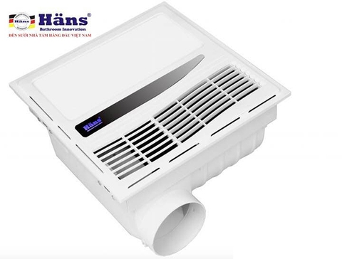 QUẠT HÚT ÂM TRẦN KÈM SƯỞI  HANS - CÓ CÔNG TẮC. MODEL: HA-S
