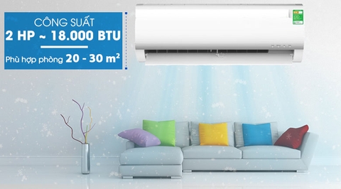 Điều hòa Midea 1 chiều 18.000BTU MSAFB-18CRN8