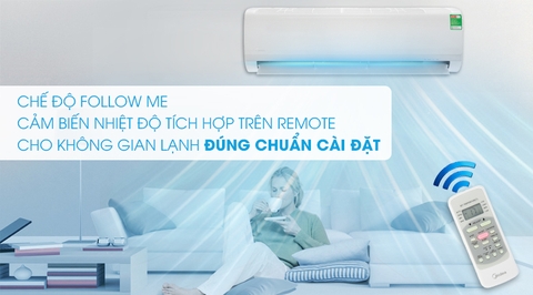 Điều hòa 1 chiều Midea 2 HP MSAF-18CRN8