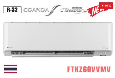 Điều hòa Daikin 1 chiều 21000BTU inverter FTKZ60VVMV