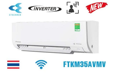 Điều hòa Daikin 12000BTU 1 chiều, inverter. Model: FTKM35AVMV