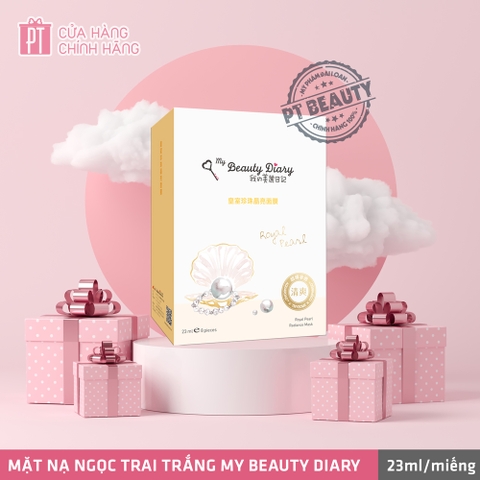 Mặt Nạ Ngọc Trai Trắng My Beauty Diary Royal Pearl Lighting Mask 8pcs