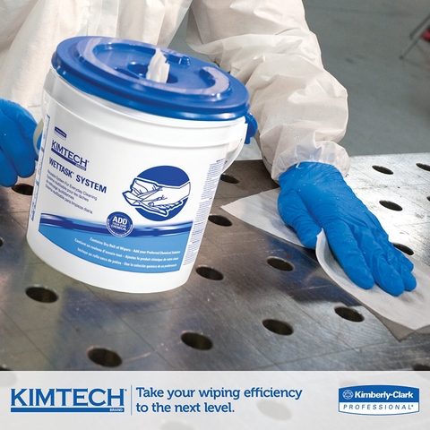 KIMTECH WETTASK HYDRONIT 06001 (Khăn giấy thấm hóa chất làm sạch chuyên dụng)