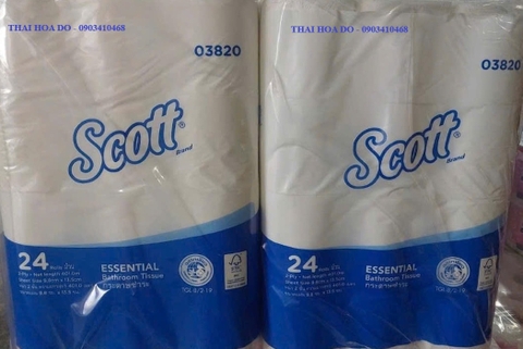 SCOTT Bath Tissue 03820 (giấy vệ sinh 2 lớp cuộn nhỏ)