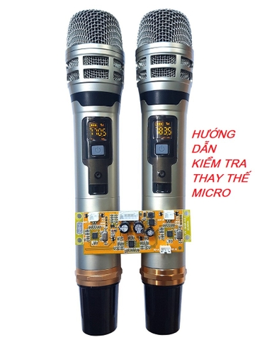 Hướng dẫn thay micro loa kéo tại nhà