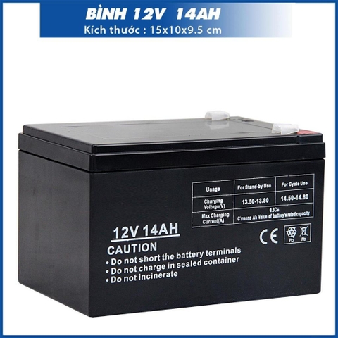Bình điện Ắc quy 12v-14ah