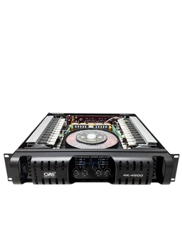 Cục Đẩy 4 Kênh CVAS 4K-4800V – 48 Sò Nguồn Đồng, Công Suất 4 x 1000W/8Ohm