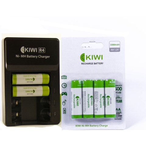 Combo Pin sạc và dock sạc kiwi R4
