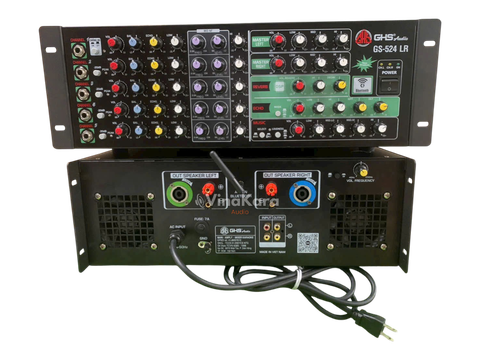 Amply GHS GS-524LR – Dòng amply 5 MIC, 24 sò mạnh mẽ