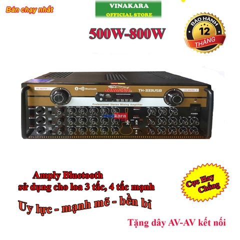 Amply JARGUNIS TH-333, 16 sò 450wx2CH, Bluetooth, USB