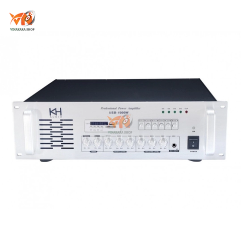 Amply phân tần 1000W, 6 kênh riêng biệt, chuyên cafe, nhà hàng