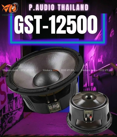 Loa bass 30 3 tấc Paudio GST-12500, hàng chính hãng