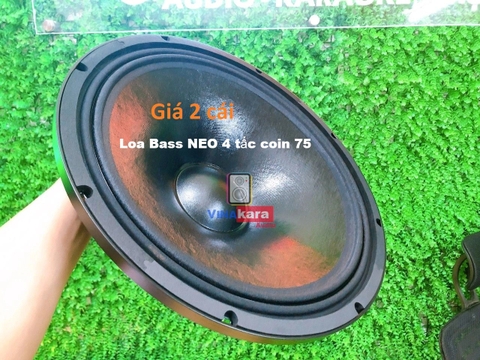 Loa Bass NEO 4 tấc coin 75