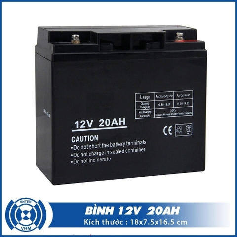 Bình điện Ắc quy chuyên loa kéo 12v-20ah chính hãng