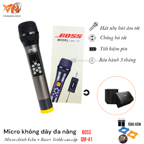 MICRO KHÔNG DÂY BOSS QM41