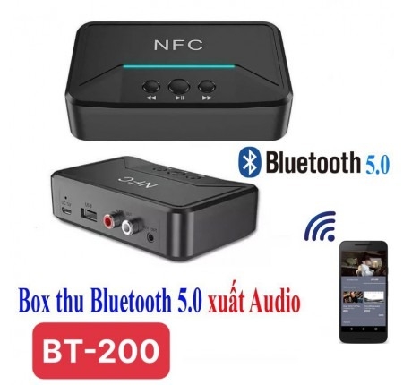 Bộ thiết bị thu phát Bluetooth 5.0 BT200 , USB, 15-20 mét