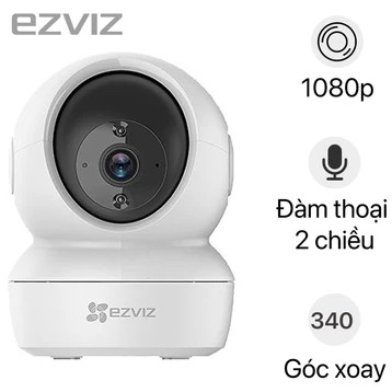 Camera IP Wifi EZVIZ CS-C6N 2MP Chính hãng (340°-55°, 1920x1080, F2.4, 4mm, Đàm thoại 2 chiều, Có LAN, DWDR, Kèm nguồn 5V)