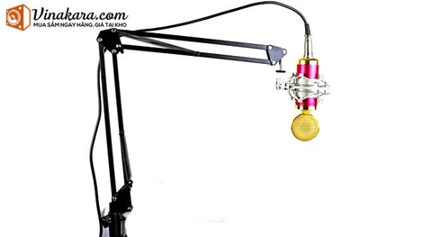 CHÂN KẸP BÀN BY-39 CÓ KÈM DÂY MICRO 2 ĐẦU XLR CAO CẤP