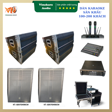 Combo dàn âm thanh sân khấu ngoài trời ADX - T24500 PRO, 4000W