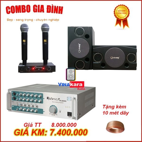 Dàn karaoke gia đình Arirang Combo203