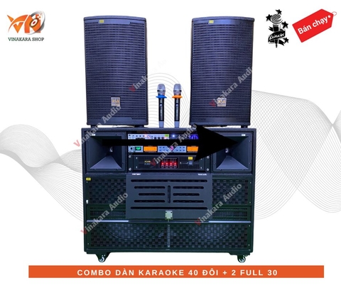 Combo loa kéo điện ADXT20430 40 ĐÔI + 2 FULL 30