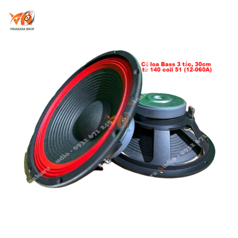 Củ loa Bass 3 tấc, 30cm từ 140 coil 51 (12-060A)