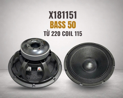 Củ Loa Bass hosing 50 X181151 Từ 220 Coil 115 từ kép – Loa Bass Rời 5 Tấc Công Suất Cao