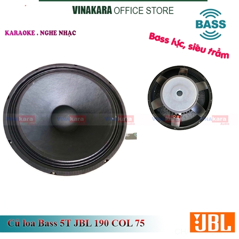 Củ loa bass 5T 5 tấc (Bass 50 từ 190 col 75)