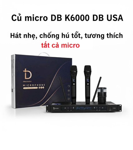 Củ micro DB Acoustic 450ii, k6000, 750pro thay thế và nâng cấp micro, chính hãng