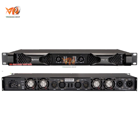 Cục đẩy Công Suất Bosa PA 1.0, 2 kênh x 1000w