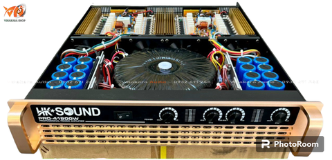 Cục đẩy công suất 4 kênh Hksound PRO-41800W, 4 KÊNH X 1800W