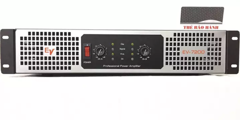 Cục đẩy 2 kênh Main EV7200 16 sò, 500w x 2 CH