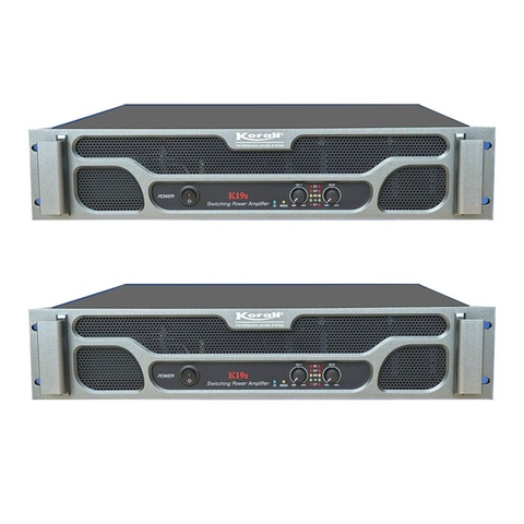 Cục đẩy công suất 2 kênh Korah K19s , 2200WX2CH, Class D
