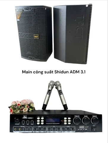 Dàn ComBo Karaoke Gia Đình GD5500 Pro | Đẩy 3in 1 ADM3.1 + Loa 30 6012