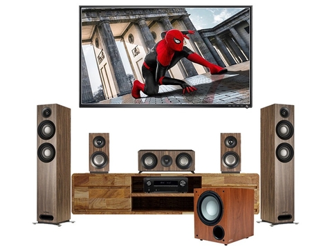Dàn xem phim 5.1 Denon, Jamo AT13 (Denon X550BT + Jamo S807 HCS HCS + C910)