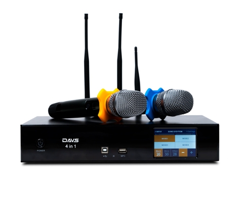 Công suất + Vang số + Micro + TV box ,DAVS 4in1