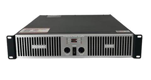 Cục đẩy công suất 2 kênh Pro Audio LA-650,16 sò nguồn đồng 650w/1 kênh