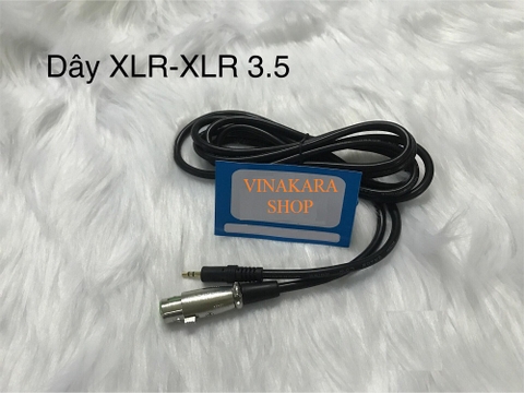 Cáp XLR-XLR 3.5