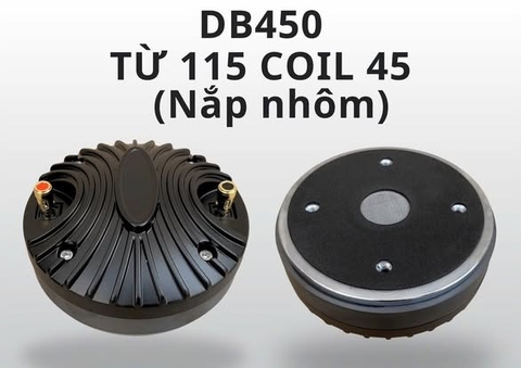 Củ loa treble rời RCF 450 ren vặn, DB450 kiểu 4 vít, 100w, nắp nhôm, hàng nhập khẩu