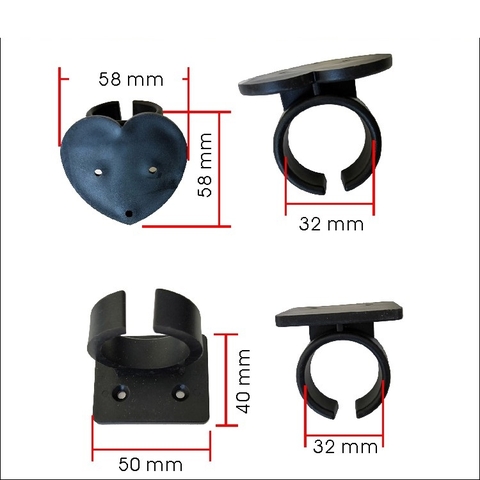 Giá treo tường micro - Đế bắt tường cắm micro