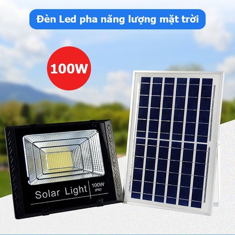 Đèn Pha Năng Lượng Mặt Trời (100W) Ip67