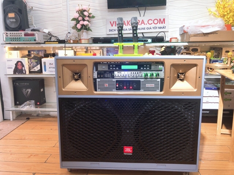Combo loa kéo điện karaoke ADX777 (Bass 40 đôi)