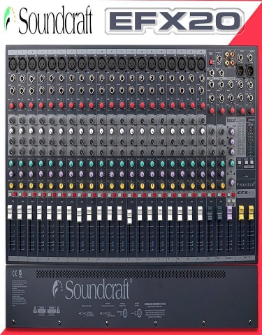 Mixer Soundcraft EFX 20