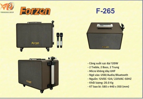 LOA KÉO FORZEN F 265 (450W – 2 tấc đôi)