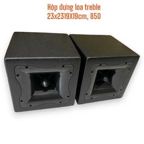 Hộp đựng loa treble rời, họng KT 23x23cm, 850