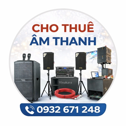 Cho thuê dàn âm thanh, loa hội nghị sự kiện, loa kéo di động