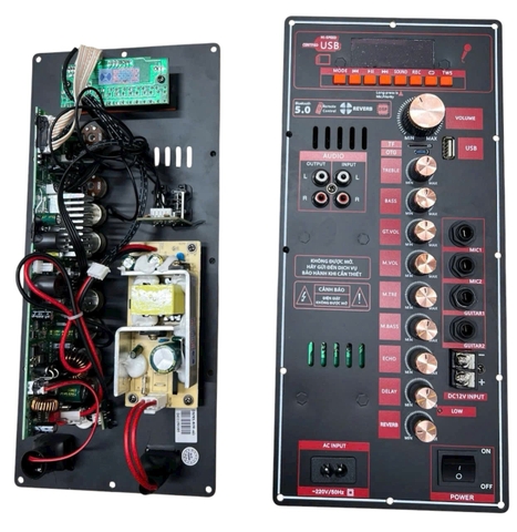 Board mạch loa kéo 15X35 - KT 14.5x31,5, Công suất 150w