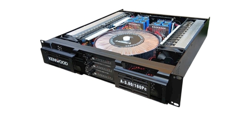 Cục đẩy 3 kênh Kenwood 64 sò , A-3.80/160 PC 800w x 2CH + 1600W X 1CH
