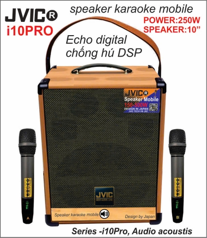 Loa Kéo Mini Xách Tay JVIC 10PRO, bass 25cm, 400w