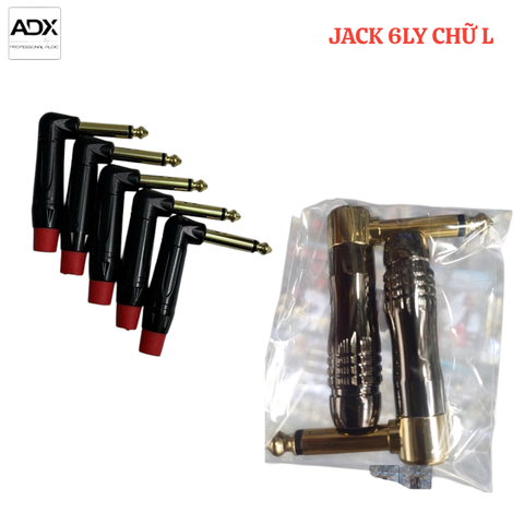 Jack 6 ly đực cái - jack tín hiệu mono, stereo